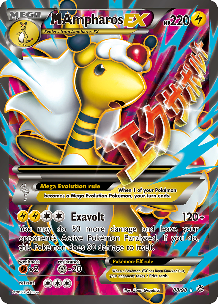 M Ampharos EX (88/98) [XY: Ancient Origins] | Devastation Store