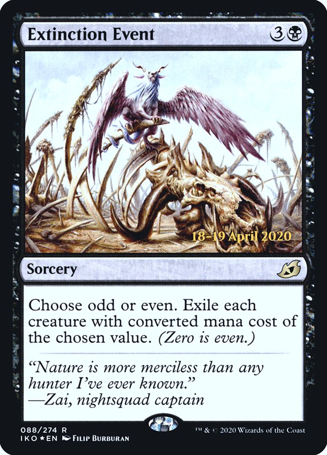 Extinction Event  [Ikoria: Lair of Behemoths Prerelease Promos] | Devastation Store