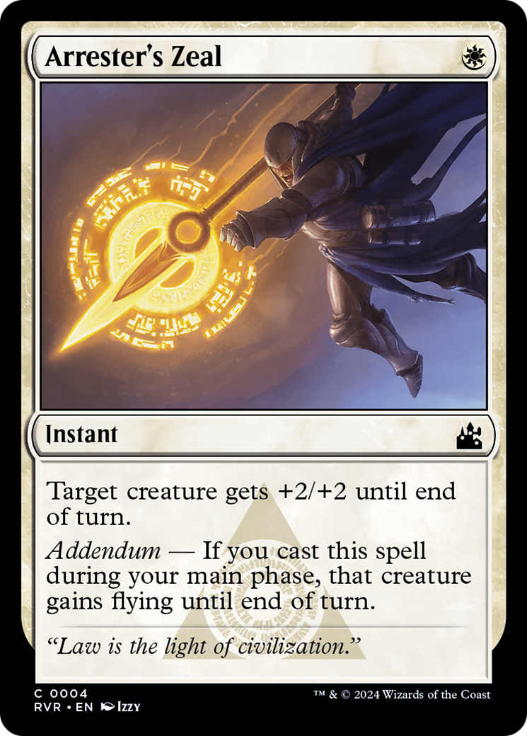 Arrester's Zeal [Ravnica Remastered] | Devastation Store