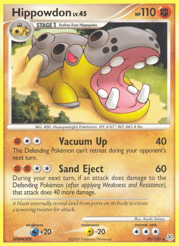 Hippowdon (29/130) [Diamond & Pearl: Base Set] | Devastation Store