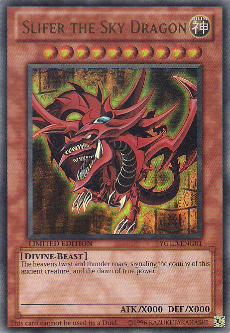 Slifer the Sky Dragon [YGLD-ENG01] Ultra Rare | Devastation Store