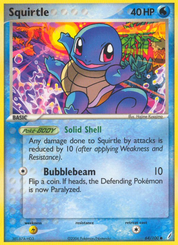 Squirtle (64/100) [EX: Crystal Guardians] | Devastation Store