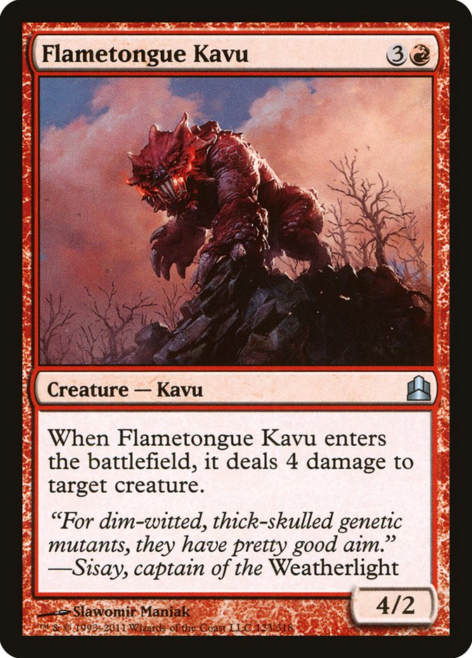 Flametongue Kavu [Commander 2011] | Devastation Store