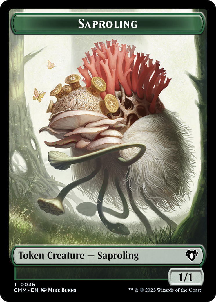 Saproling Token [Commander Masters Tokens] | Devastation Store