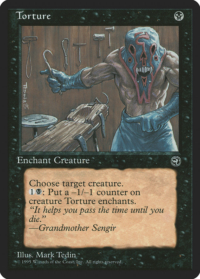 Torture (Grandmother Sengir Flavor Text) [Homelands] - Devastation Store | Devastation Store