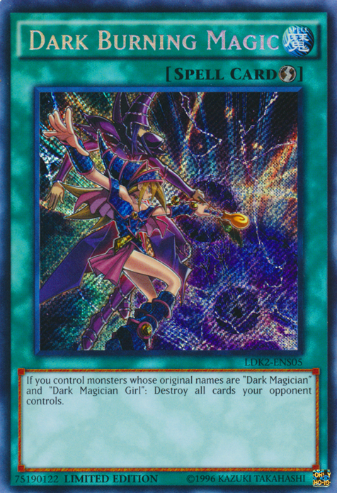 Dark Burning Magic [LDK2-ENS05] Secret Rare | Devastation Store