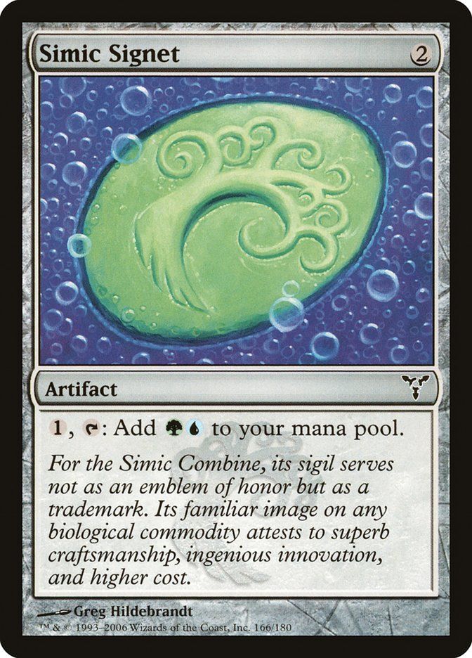 Simic Signet [Dissension] | Devastation Store