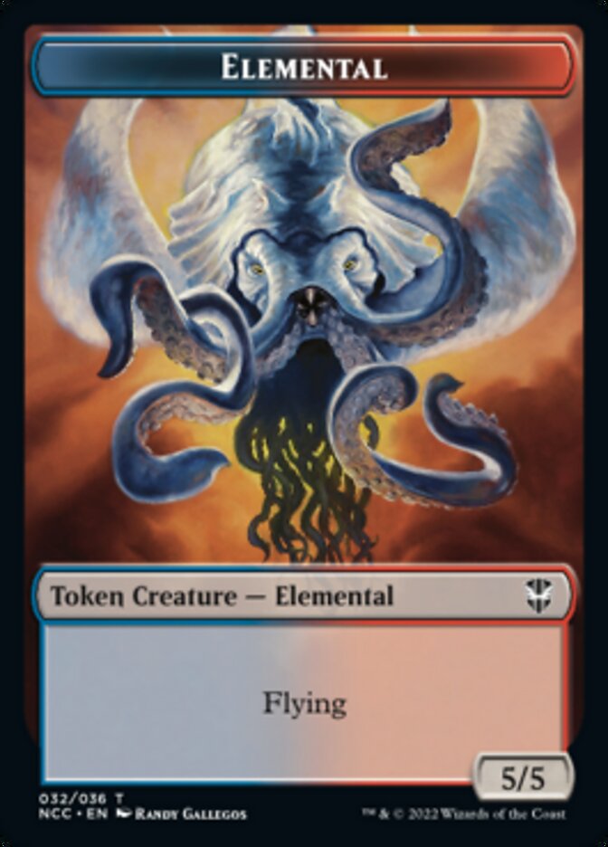 Elemental (032) // Rogue Double-sided Token [Streets of New Capenna Commander Tokens] | Devastation Store