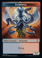 Elemental (032) // Rogue Double-sided Token [Streets of New Capenna Commander Tokens] | Devastation Store