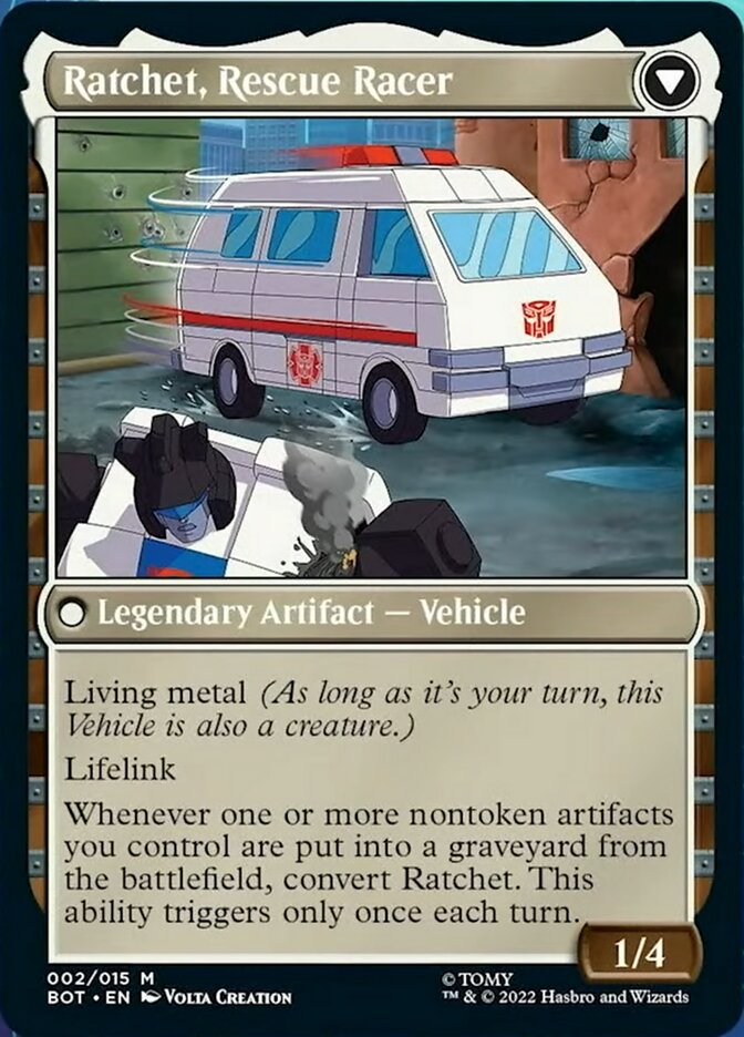 Ratchet, Field Medic // Ratchet, Rescue Racer [Transformers] | Devastation Store
