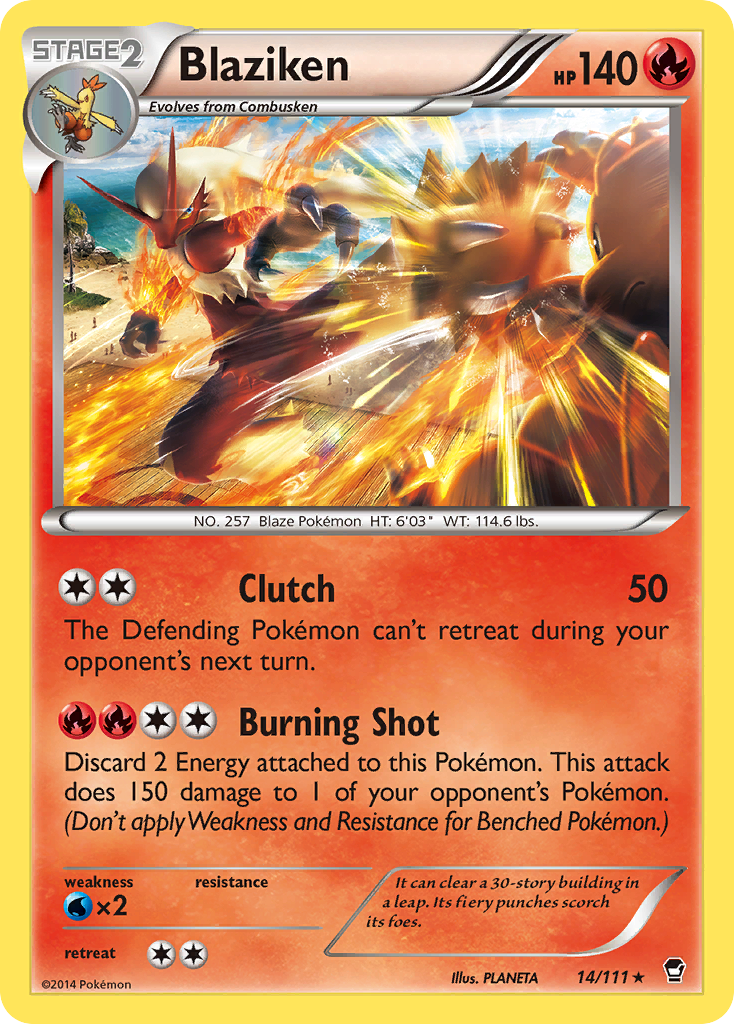 Blaziken (14/111) [XY: Furious Fists] | Devastation Store