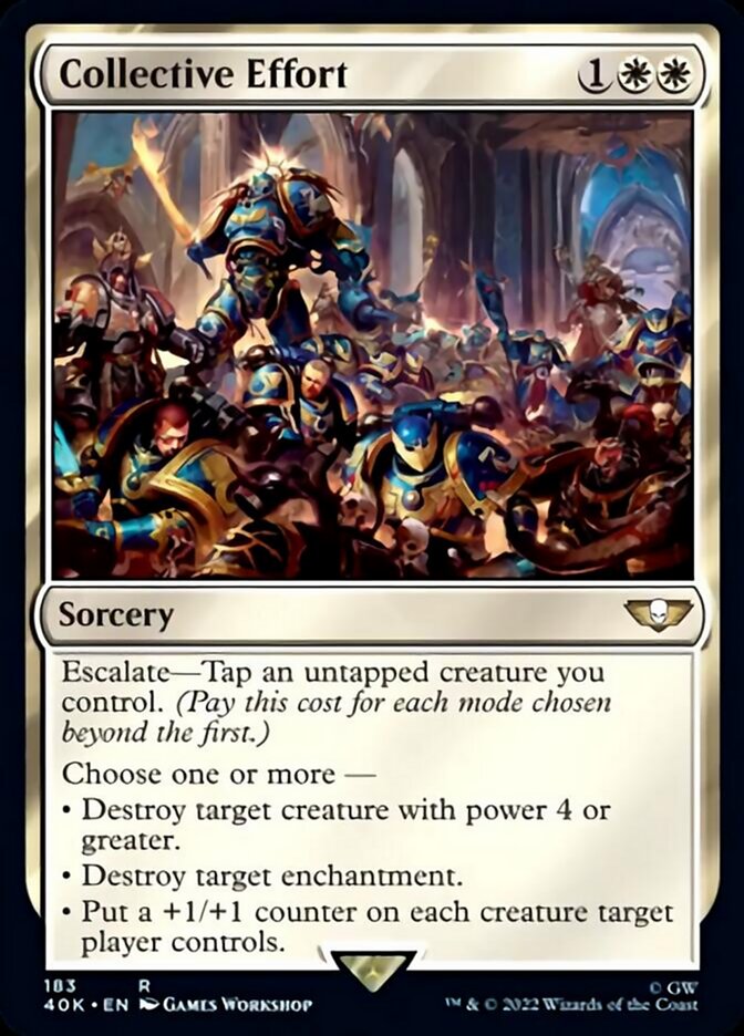 Collective Effort [Universes Beyond: Warhammer 40,000] | Devastation Store