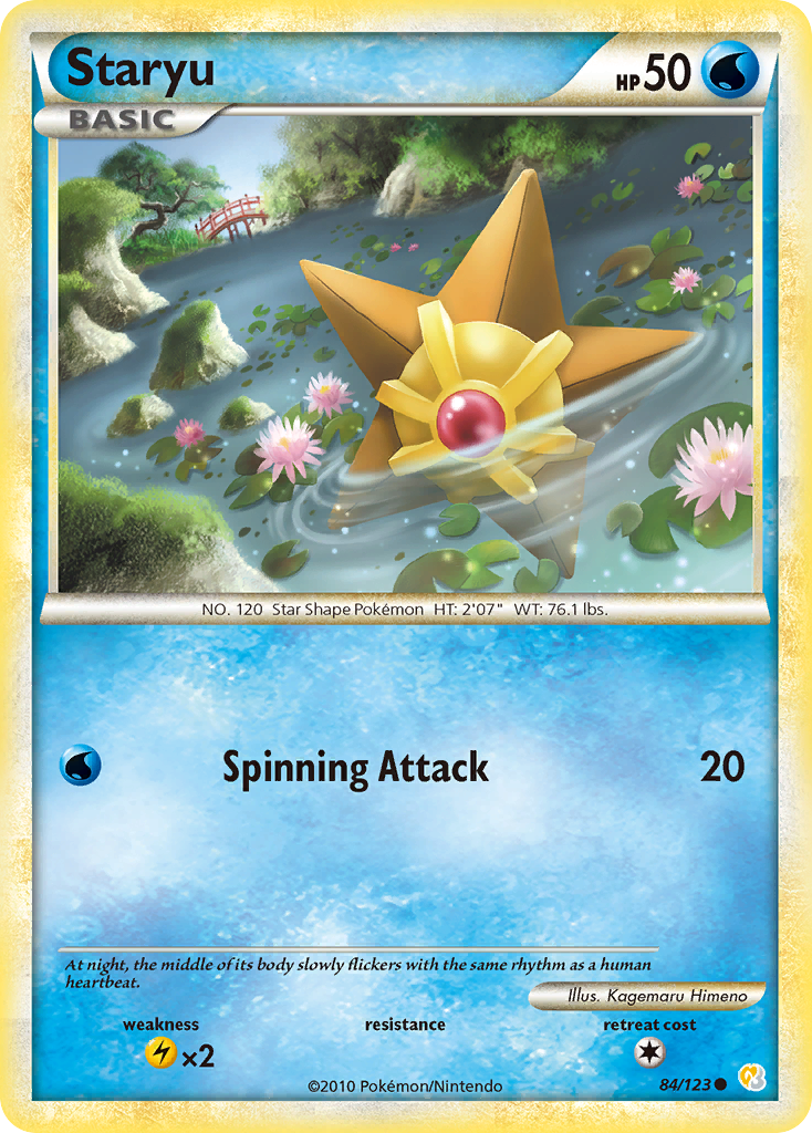 Staryu (84/123) [HeartGold & SoulSilver: Base Set] | Devastation Store