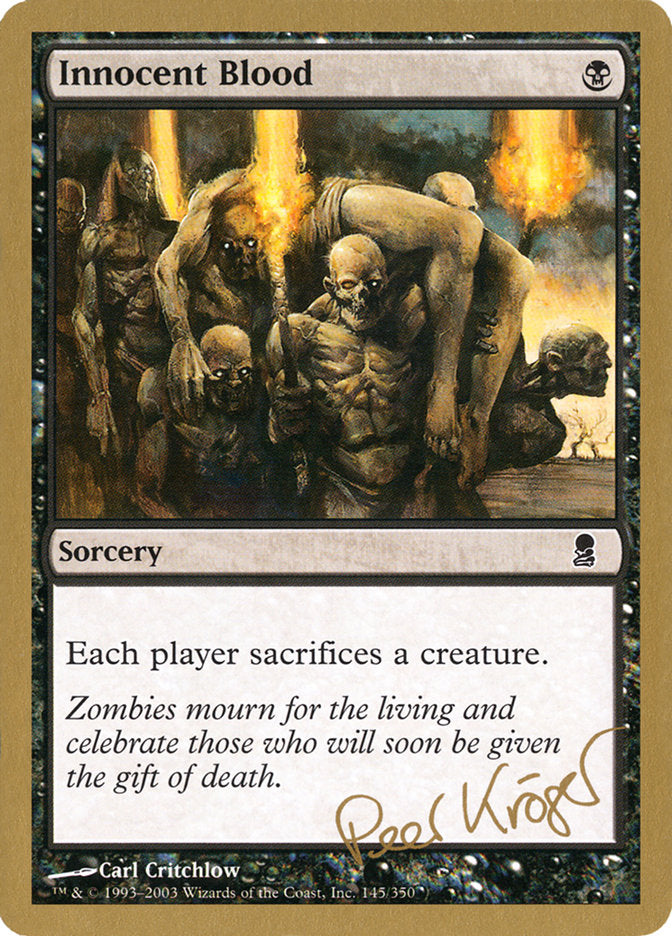 Innocent Blood (Peer Kroger) [World Championship Decks 2003] | Devastation Store