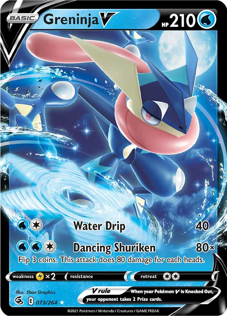 Greninja V (073/264) [Sword & Shield: Fusion Strike] | Devastation Store