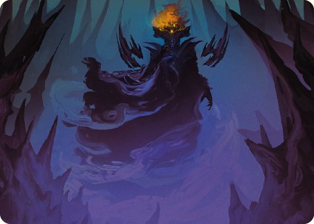 Sauron, the Necromancer Art Card [The Lord of the Rings: Tales of Middle-earth Art Series] | Devastation Store