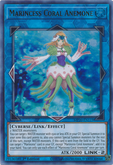 Marincess Coral Anemone [MP20-EN119] Ultra Rare | Devastation Store