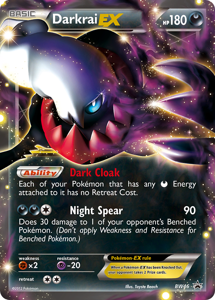 Darkrai EX (BW46) [Black & White: Black Star Promos] | Devastation Store