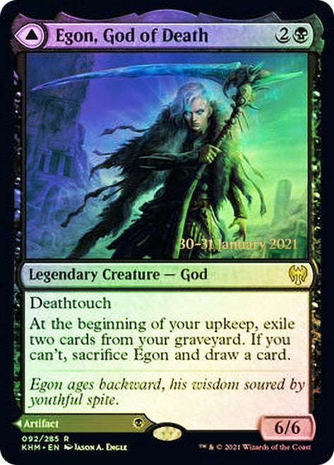 Egon, God of Death // Throne of Death [Kaldheim Prerelease Promos] | Devastation Store