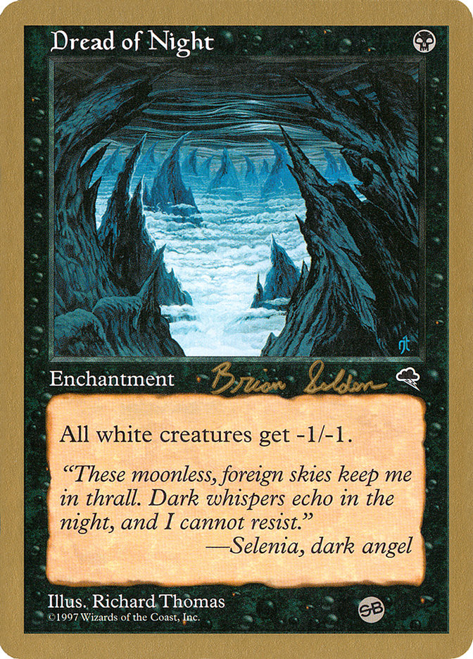 Dread of Night (Brian Selden) (SB) [World Championship Decks 1998] | Devastation Store