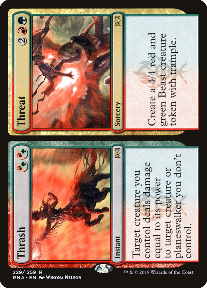 Thrash // Threat [Ravnica Allegiance] | Devastation Store