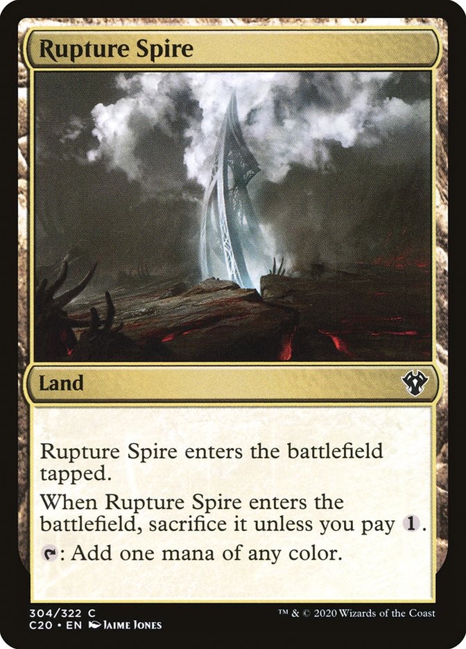 Rupture Spire [Commander 2020] | Devastation Store