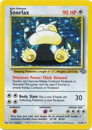 Snorlax (11/64) [Jungle Unlimited] | Devastation Store