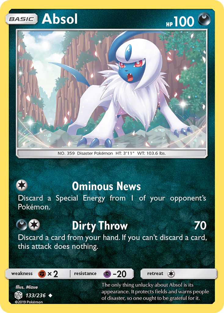 Absol (133/236) [Sun & Moon: Cosmic Eclipse] | Devastation Store