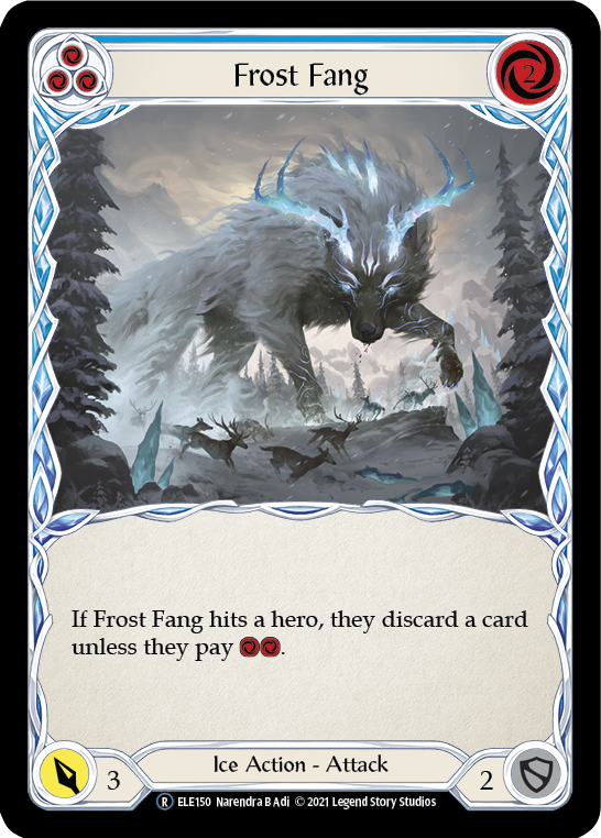 Frost Fang (Blue) [U-ELE150] Unlimited Rainbow Foil | Devastation Store