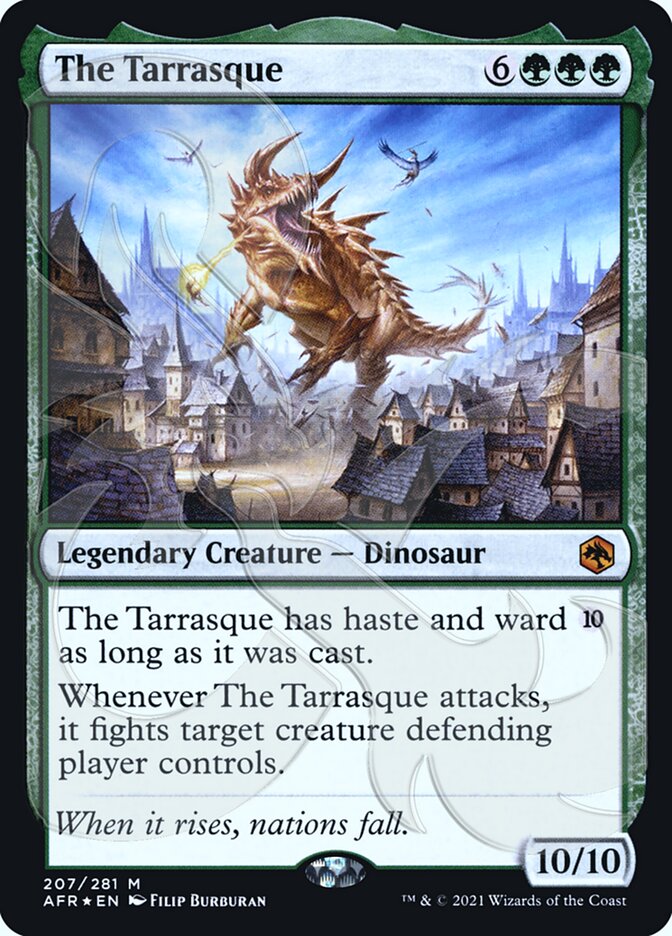 The Tarrasque (Ampersand Promo) [Dungeons & Dragons: Adventures in the Forgotten Realms Promos] | Devastation Store