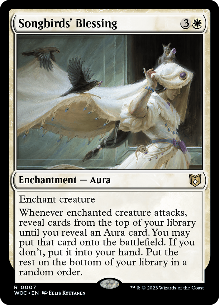 Songbirds' Blessing [Wilds of Eldraine Commander] | Devastation Store