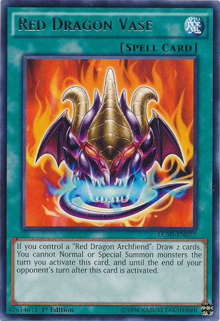 Red Dragon Vase [LC5D-EN077] Rare | Devastation Store