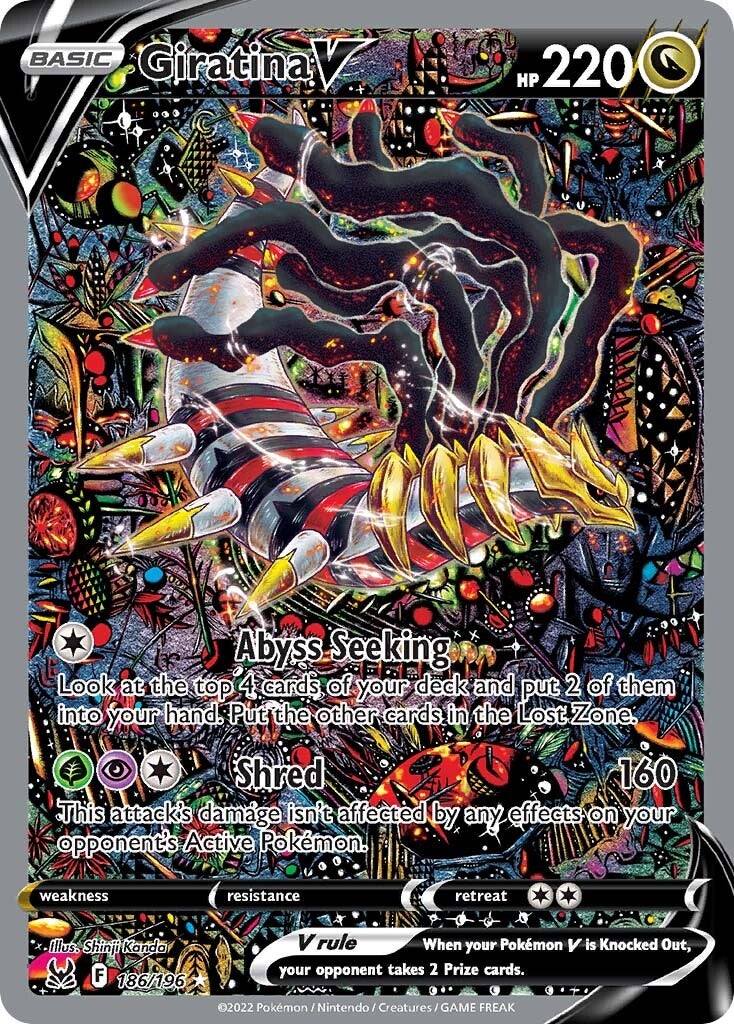 Giratina V (186/196) [Sword & Shield: Lost Origin] | Devastation Store