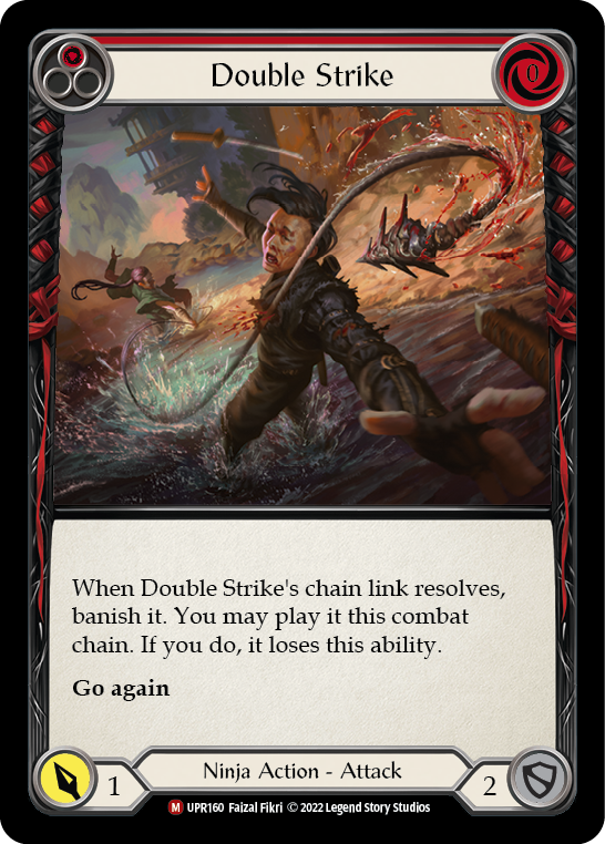 Double Strike [UPR160] (Uprising)  Rainbow Foil | Devastation Store
