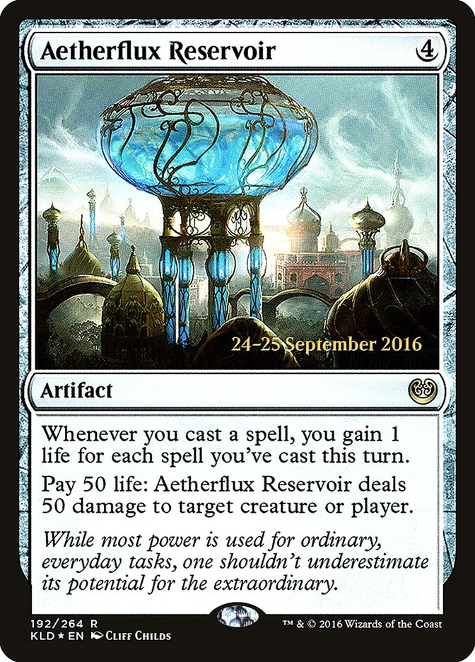 Aetherflux Reservoir  [Kaladesh Prerelease Promos] - Devastation Store | Devastation Store