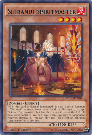 Shiranui Spiritmaster [MP16-EN201] Rare | Devastation Store