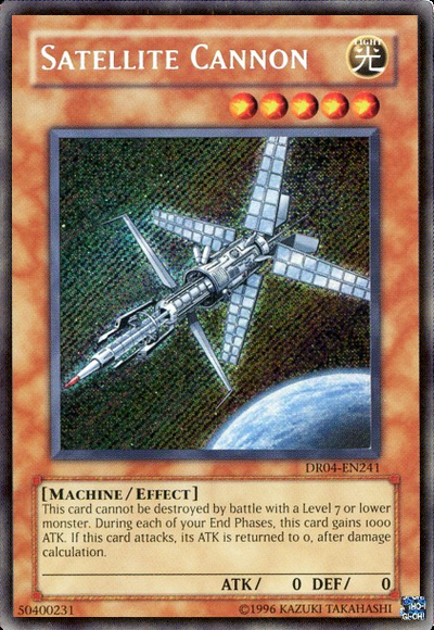 Satellite Cannon [DR04-EN241] Secret Rare | Devastation Store
