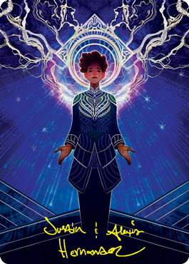 Brainstorm Art Card (Gold-Stamped Signature) [Strixhaven: School of Mages Art Series] | Devastation Store