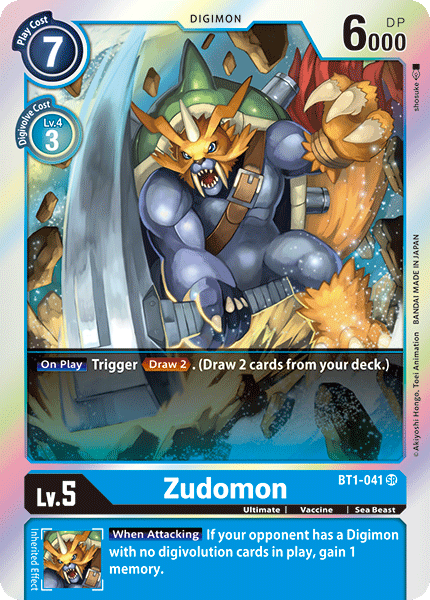 Zudomon [BT1-041] [Release Special Booster Ver.1.0] | Devastation Store