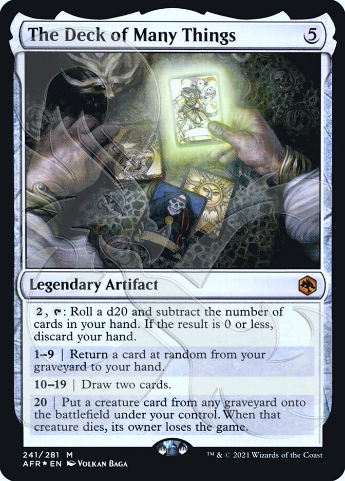 The Deck of Many Things (Ampersand Promo) [Dungeons & Dragons: Adventures in the Forgotten Realms Promos] | Devastation Store