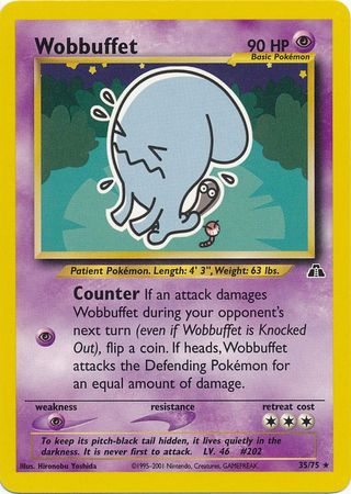 Wobbuffet (35/75) [Neo Discovery Unlimited] | Devastation Store