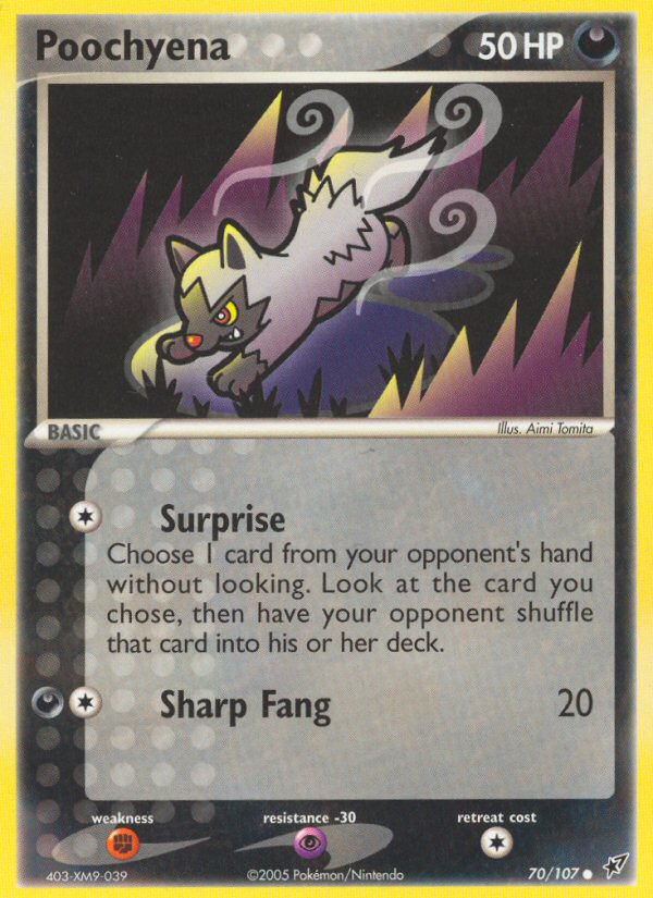 Poochyena (70/107) [EX: Deoxys] | Devastation Store