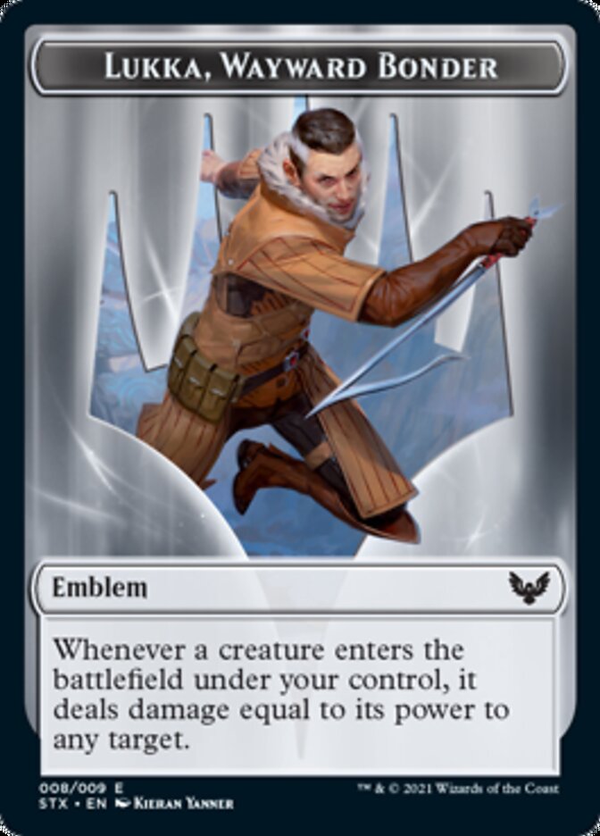 Lukka, Wayward Bonder Emblem [Strixhaven: School of Mages Tokens] | Devastation Store
