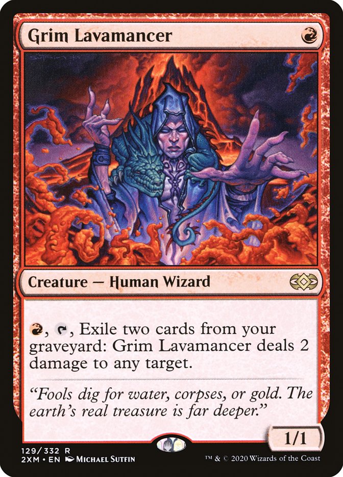 Grim Lavamancer [Double Masters] | Devastation Store