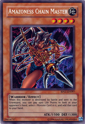 Amazoness Chain Master [RP01-EN097] Secret Rare | Devastation Store