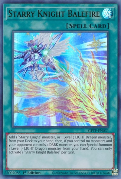 Starry Knight Balefire [GFTP-EN031] Ultra Rare | Devastation Store