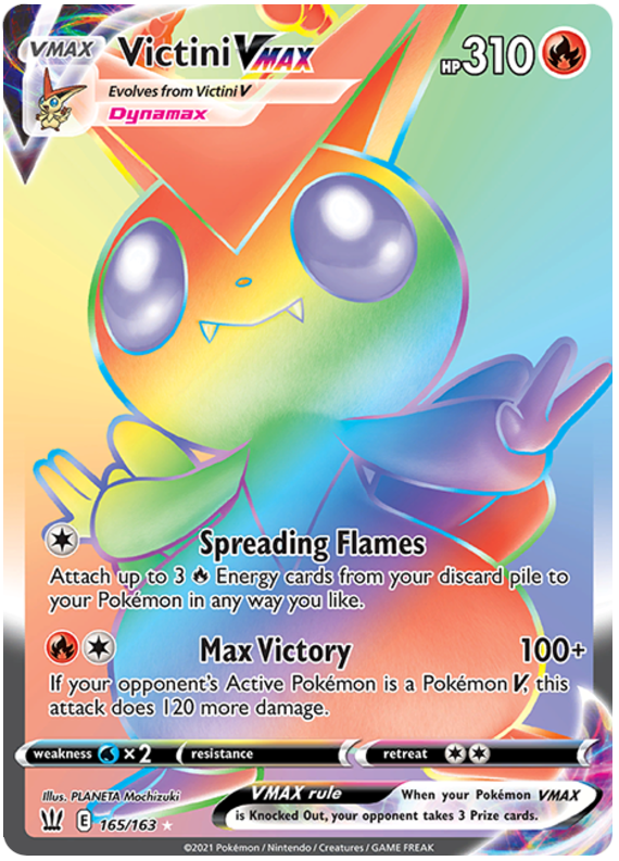 Victini VMAX (165/163) [Sword & Shield: Battle Styles] | Devastation Store