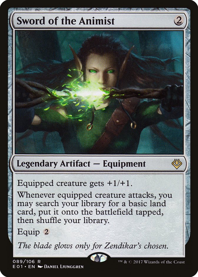 Sword of the Animist [Archenemy: Nicol Bolas] | Devastation Store