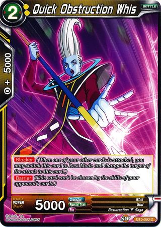 Quick Obstruction Whis (BT5-090) [Miraculous Revival] | Devastation Store