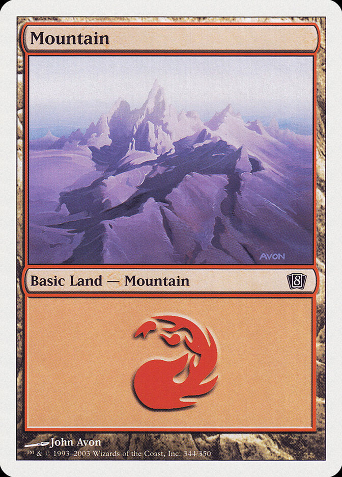 Mountain (344) [Eighth Edition] | Devastation Store